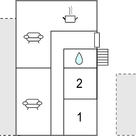 2 Bedroom Cozy In * Knebel